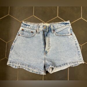 Abercrombie & Fitch High Rise Mom Fit Shorts